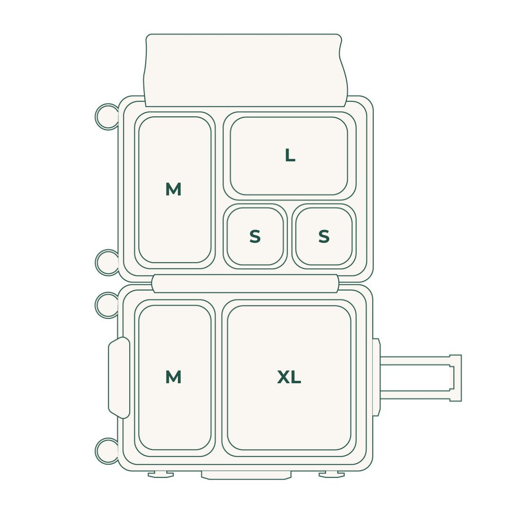 Compressible Packing Cubes (6 Pieces)